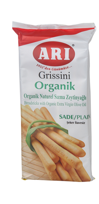 Organik Grissini Sade 125gr